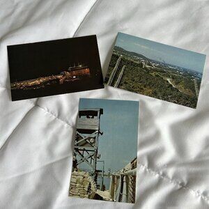 3 Vintage 80s Postcards Guantanamo Bay Cuba United States Naval Base Watergate